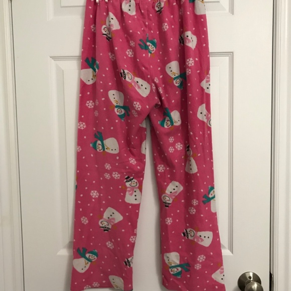 The Children's Place Girls XL/14 Snowman Snowflake Pajama Bottoms - Picture 2 of 3